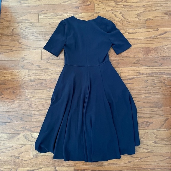 Gal Meets Glam Navy Flare Dress NWT Size 2 - Picture 6 of 7